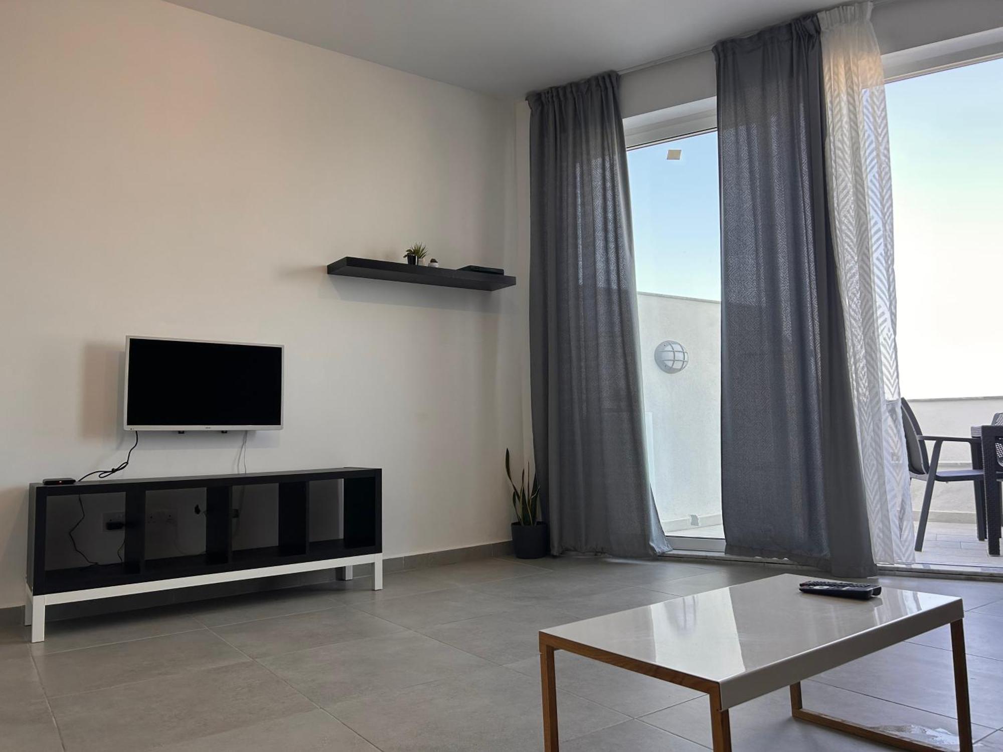 Ferienwohnung Qawra Penthouse 4Person Ac+Wifi St. Paul's Bay Exterior foto
