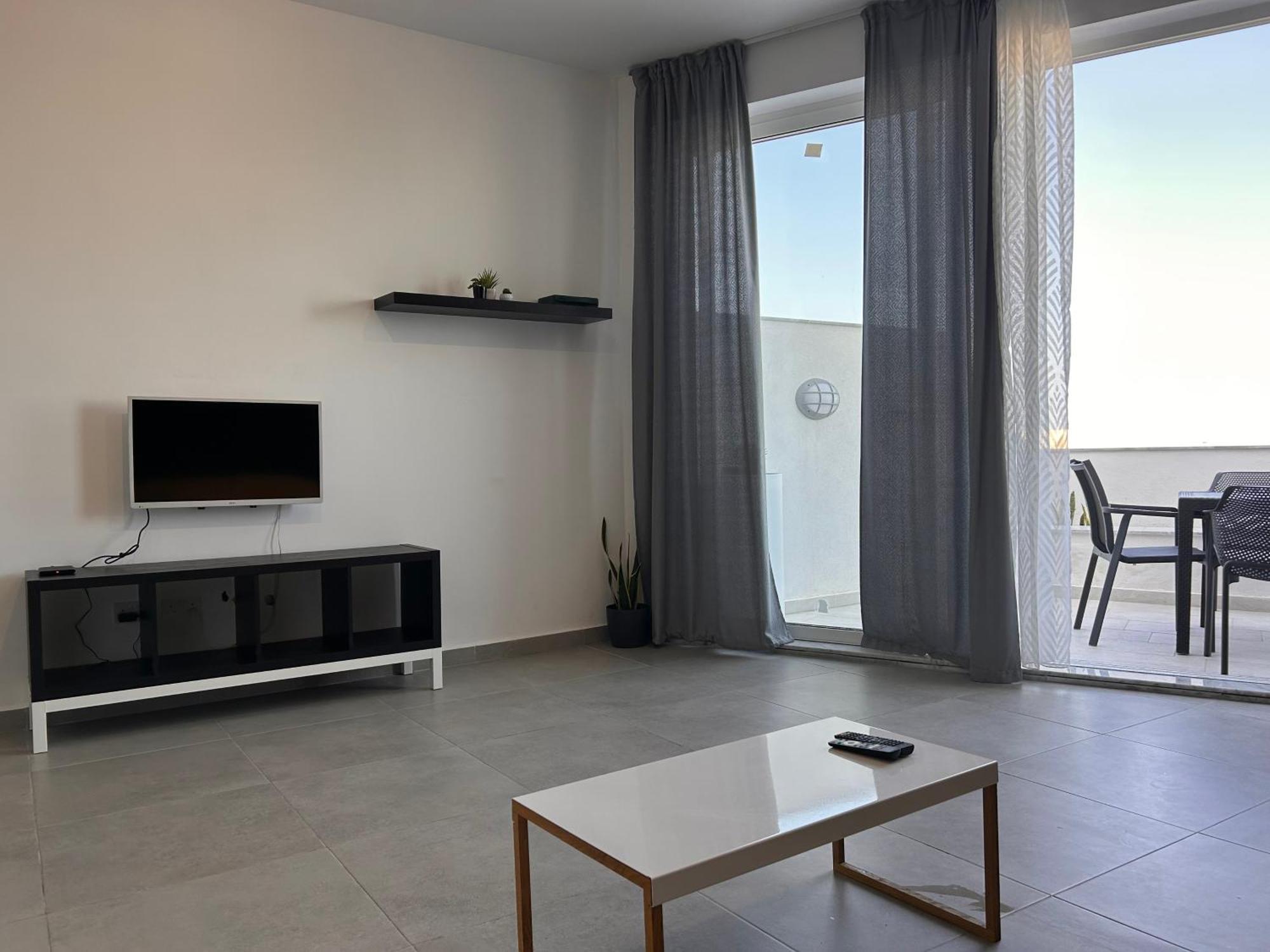 Ferienwohnung Qawra Penthouse 4Person Ac+Wifi St. Paul's Bay Exterior foto